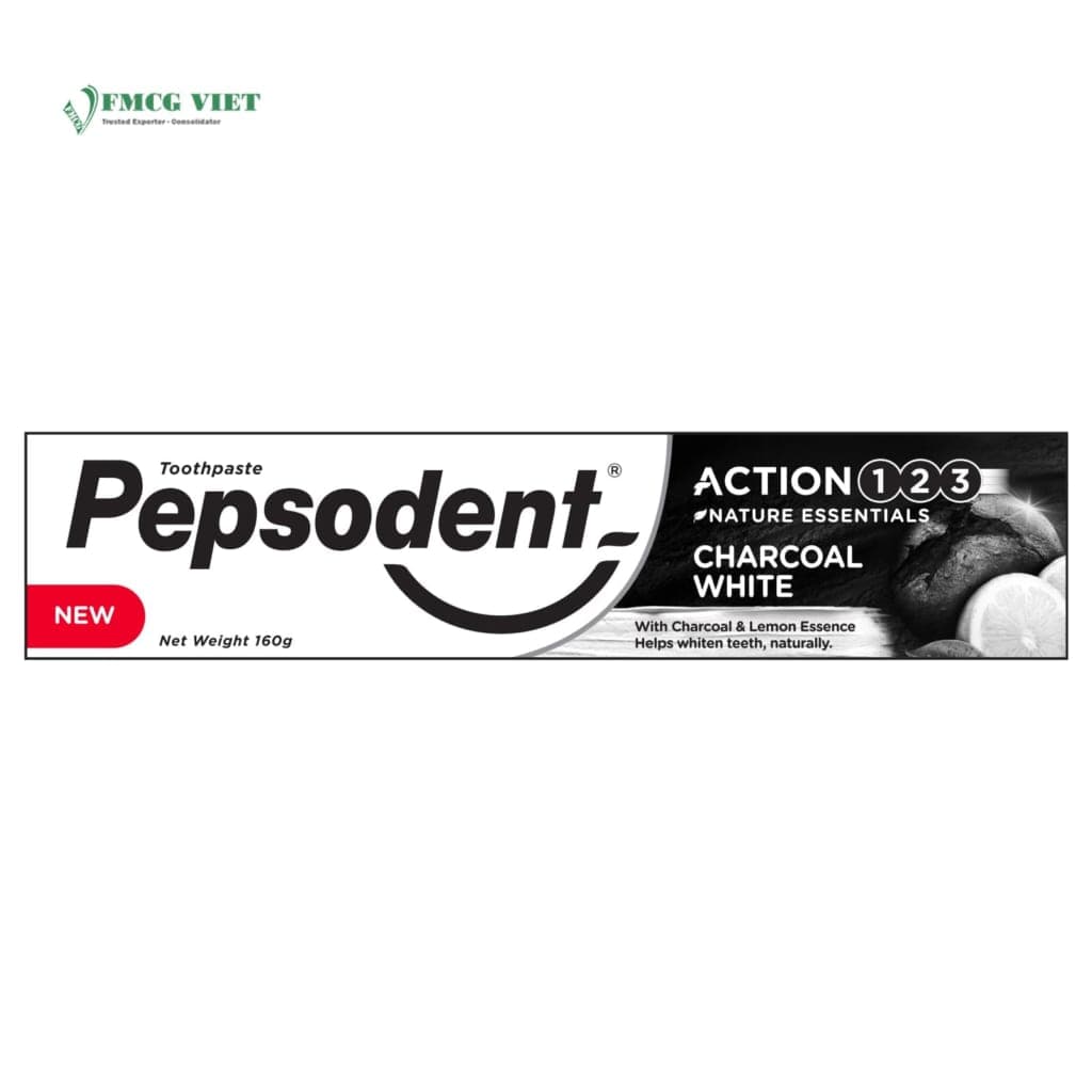 Pepsodent Toothpaste 190g Charcoal White x48 wholesale product