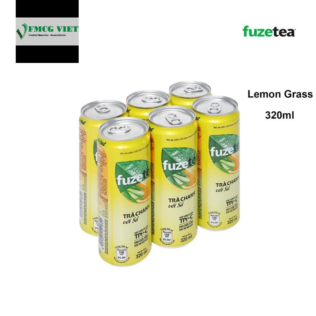 Fuze Tea Plus Lemongrass Tea Plus 320ml x 24 Cans wholesale product