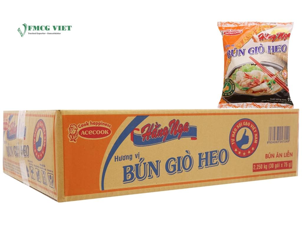 Hang Nga Vermicilli Bag 75g Pork Leg x30 wholesale product
