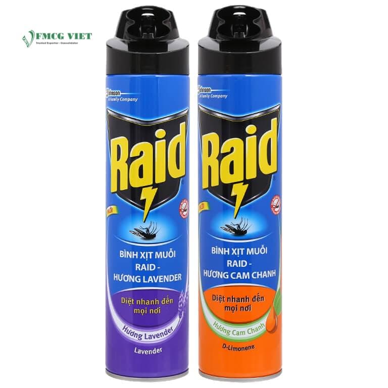 RAID Mosquito Spray Bottle 600ml All Variants wholesale product