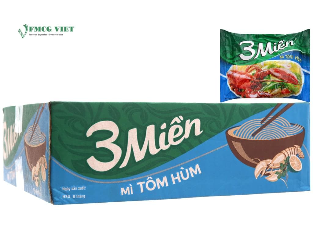 3 Mien Instant Noodles Shrimp Bag 65g x30 wholesale product