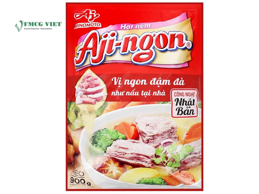 Granule Aji Ngon Seasoning Culinary Pork 900g x 12 Bags (Hạt nêm Aji Ngon vị Heo) wholesale product