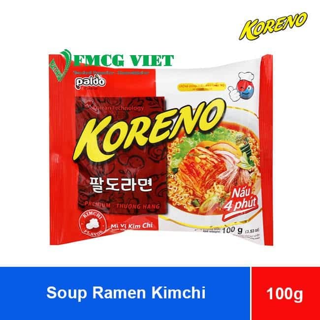 Koreno Instant Noodles Kimchi 100g x 24 Bags wholesale product
