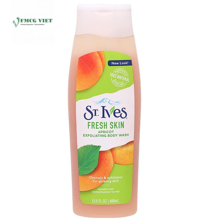 ST.Ives Shower Gel Bottle 400ml Fresh Skin x6 wholesale product