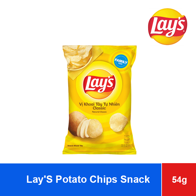 Lay’s Potato Chips Natural Classic Flavor 53g x80 wholesale product