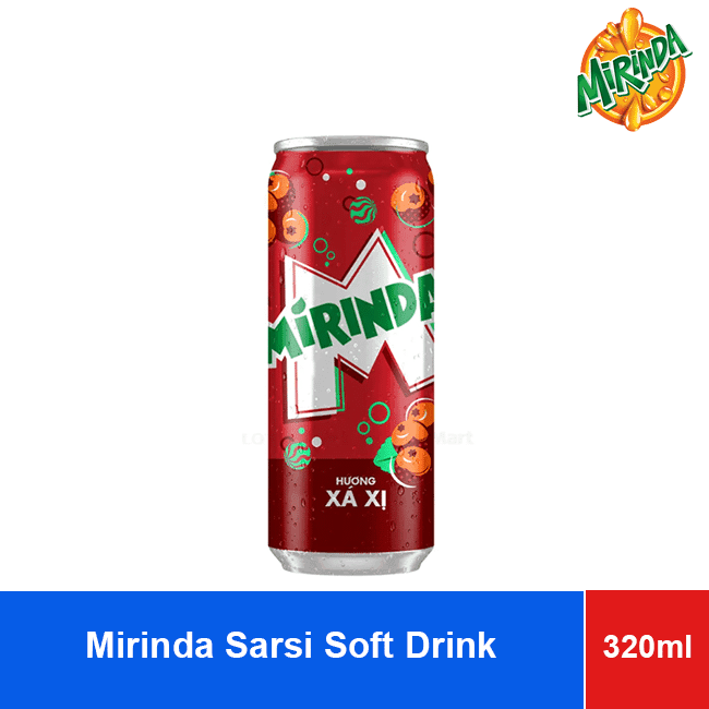 Mirinda Sarsi Soft Drink 320ml x 24 Cans wholesale product