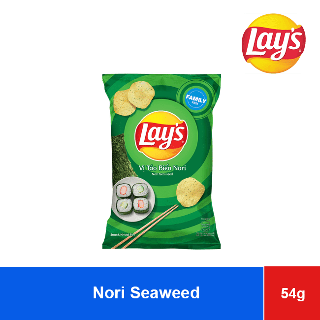 Lay’s Potato Chips Brazil Nori Seaweed Flavor 53g x80 wholesale product