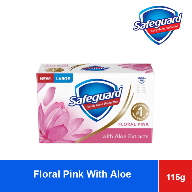 Safeguard Bar Soap Floral Pink With Aloe 115g x 12 Boxes wholesale product