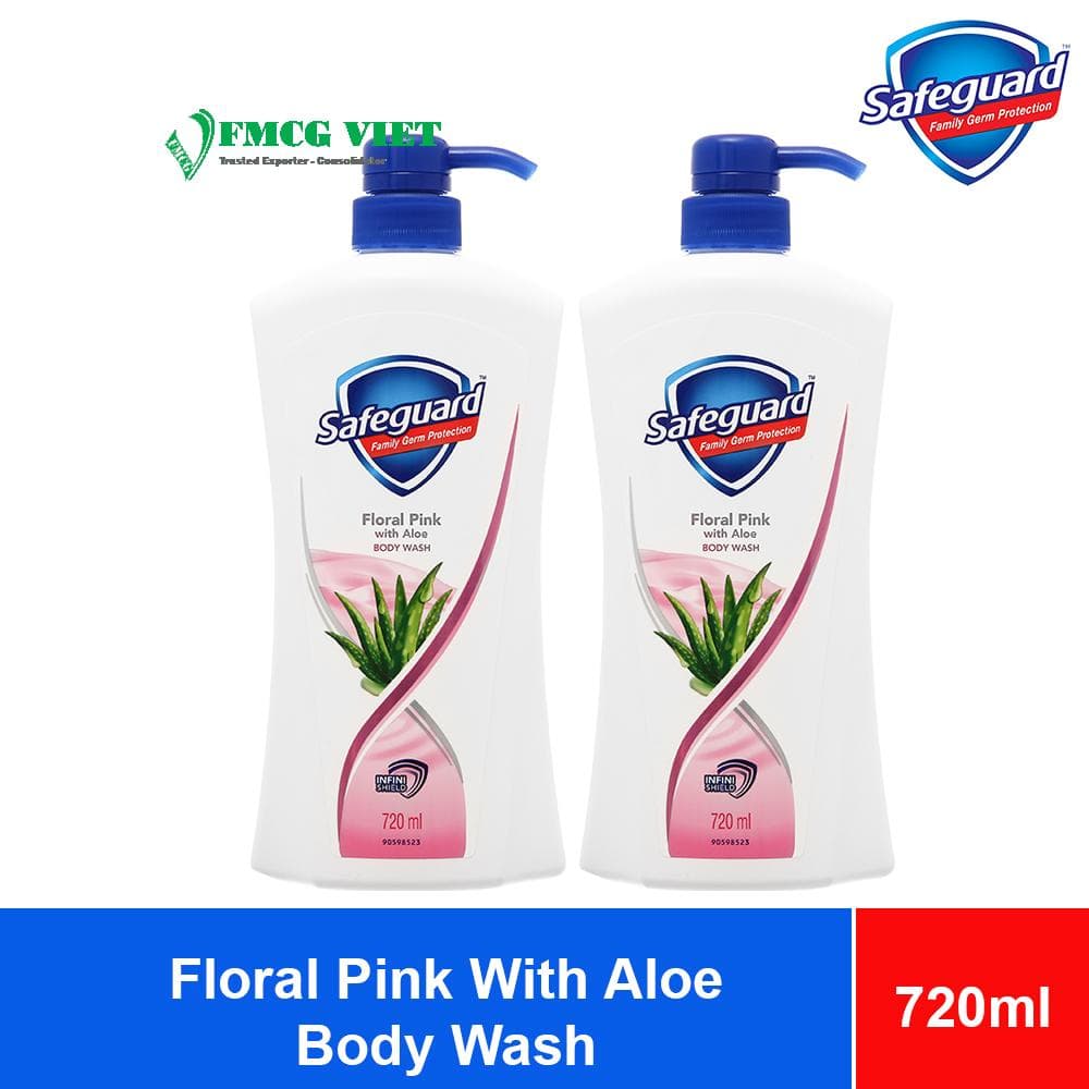 Safeguard Body Wash Flora Pink With Aloe 720ml x 12 Bottles wholesale product