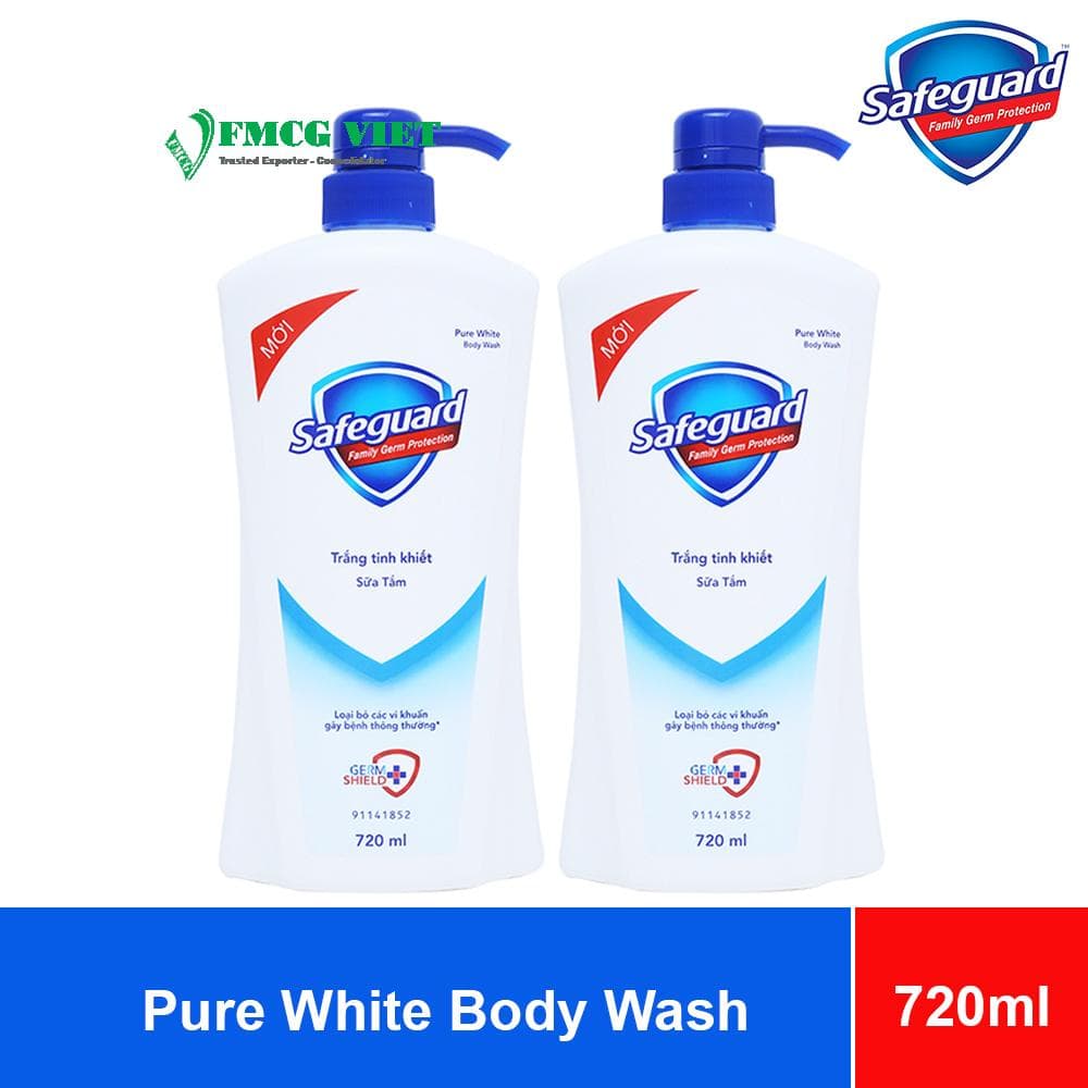 Safeguard Body Wash Pure White 720ml x 12 Bottles wholesale product