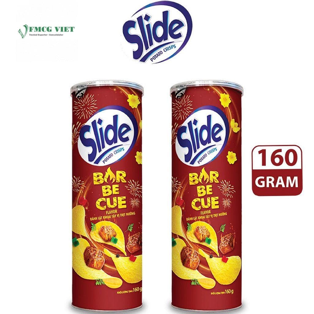 SLIDE POTATO SNACK CRISPS BARBECUE 14x160G wholesale product