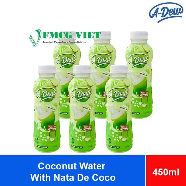Lai Phu A-Dew Coconut Water With Nata De Coco 450ml x 24 Bottles wholesale product