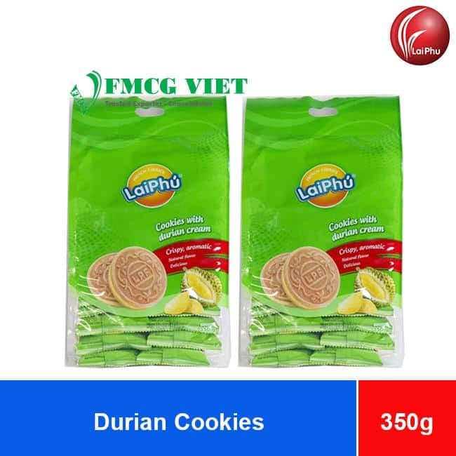Lai Phu Durian Cookies 350g x 24 Bags wholesale product