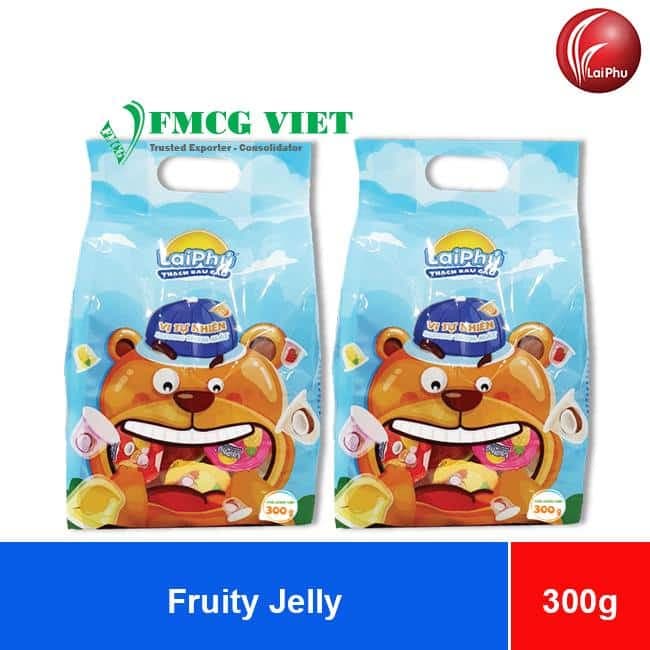 Lai Phu Fruity Jelly 300g x 32 Bags wholesale product