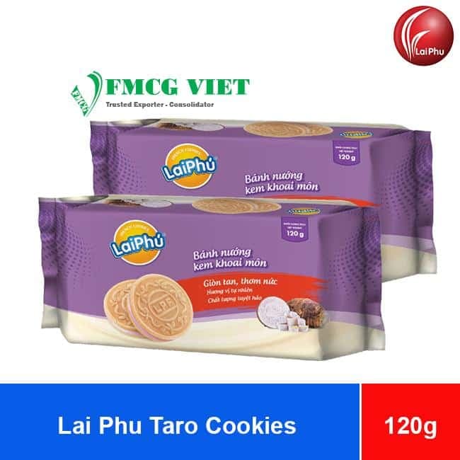 Lai Phu Taro Cookies 120g x 40 Bags wholesale product