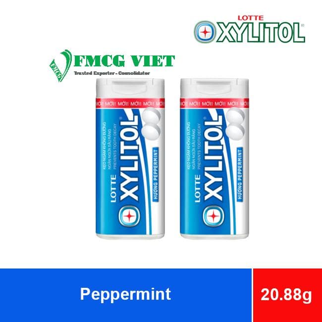 Lotte Xylitol Candy Pepermint 20.88g x 90 Sticks wholesale product