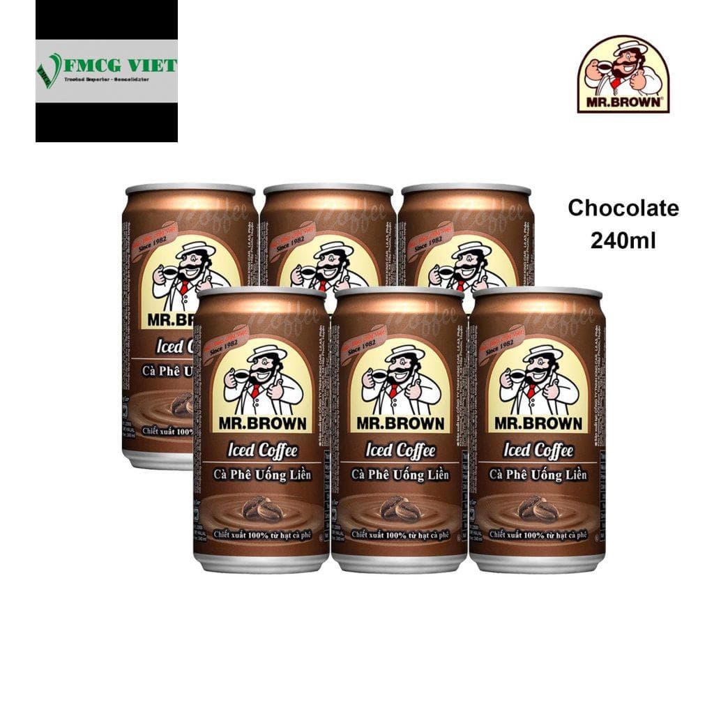 Mr.Brown Coffee Chocolate Flavor 240ml x 24 Cans wholesale product