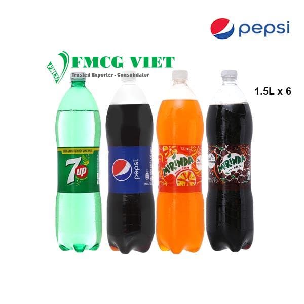 Pepsi, 7Up, Mirinda 1.5L x 6 Bottles wholesale product