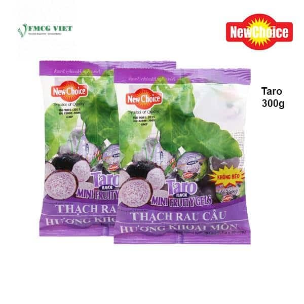 Mini Fruity Gels (Jelly) Taro Flavor 300g x 30 Bags wholesale product