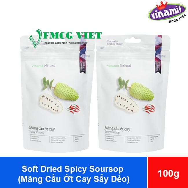 Vinamit Soft Dried Spicy Soursop 100g x 20 Bags wholesale product