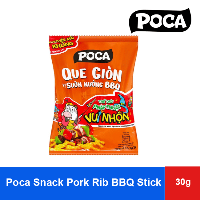 Poca Snack Pork Rib BBQ Stick 30g x 80 Bags wholesale product