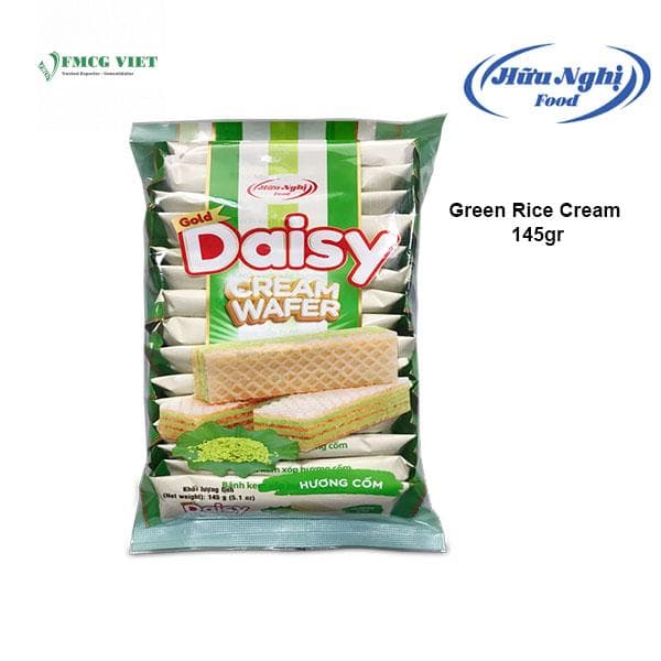 Gold Daisy Green Rice Cream Wafer 145g x 32 Bags wholesale product