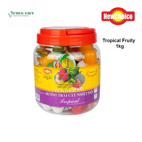 Tropical Mini Fruity Gels 1kg x 6 Jars wholesale product