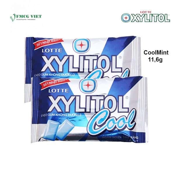 Lotte Xylitol Chewing Gum Blister CoolMint 11.6g wholesale product