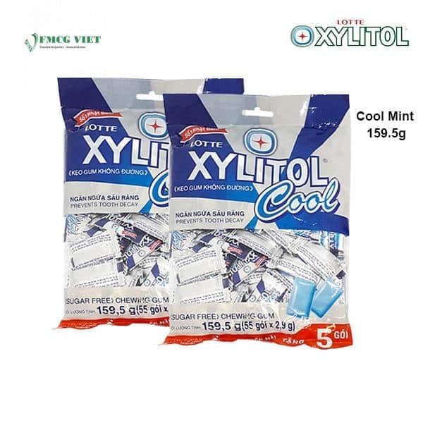 Lotte Xylitol Chewing Gum Cool Mint 159.5g x 40 Bags wholesale product