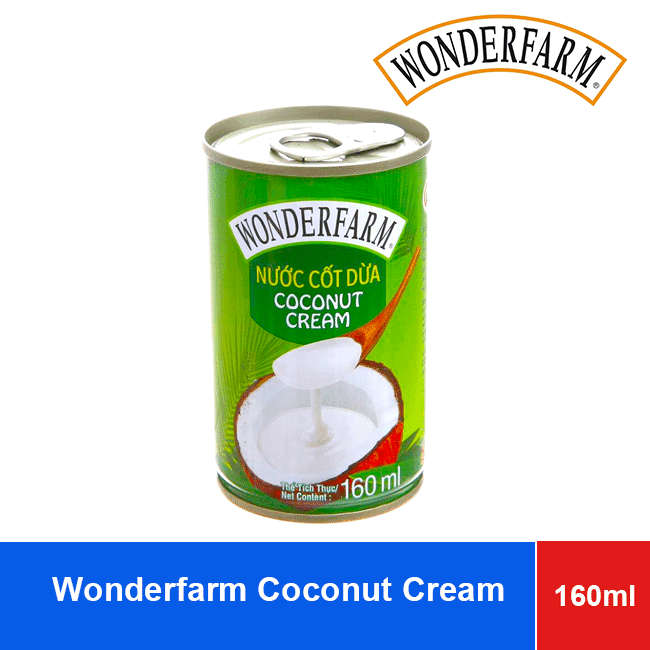 Wonderfarm Coconut Cream 160ml x 30 Cans wholesale product