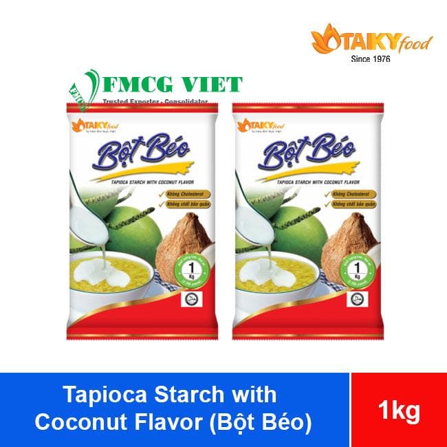 Tai Ky Tapioca Starch with Coconut Flavor 1kg x 10 Bags wholesale product