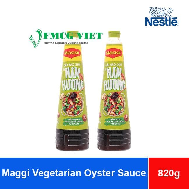 Maggi Vegetarian Oyster Sauce 820g x 12 Bottles – Unparalleled Stir-Fry Excellence wholesale product