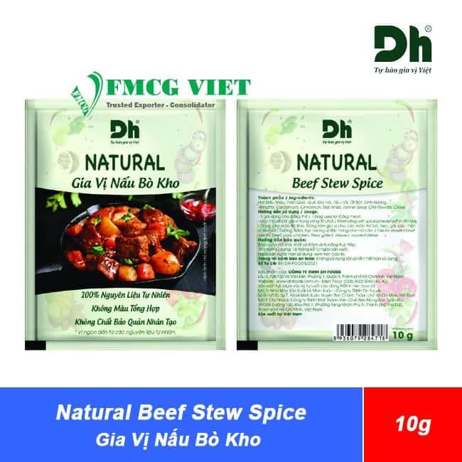 DH Food Natural Beef Stew Spice 10g wholesale product