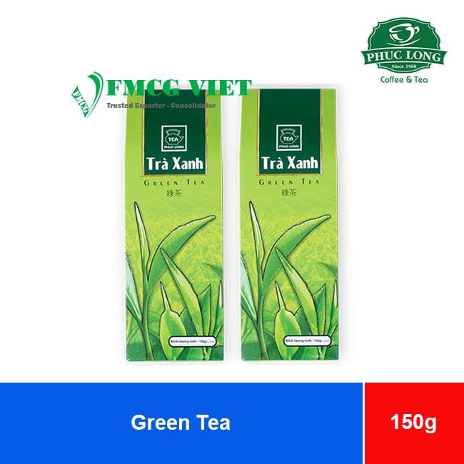 Phuc Long Green Tea Paper Box 150g wholesale product