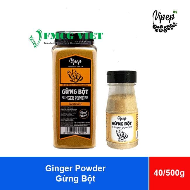 Vipep Ginger Powder 40g, 500g (Gừng Bột) wholesale product