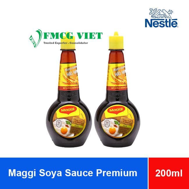 Maggi Soya Sauce Premium 200ml x 24 Bottles – Perfect Flavor wholesale product