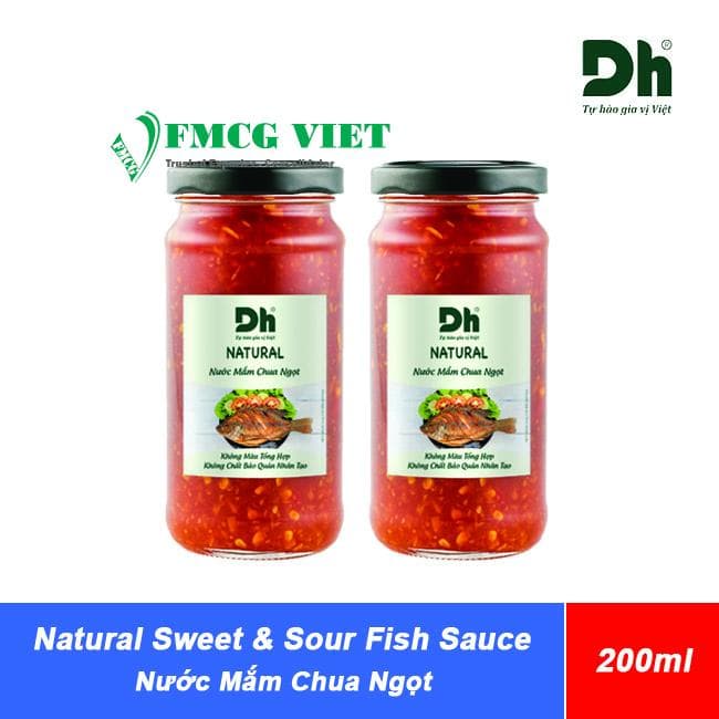 DH Food Natural Sweet & Sour Fish Sauce 200ml (Nước Mắm Chua Ngọt) wholesale product