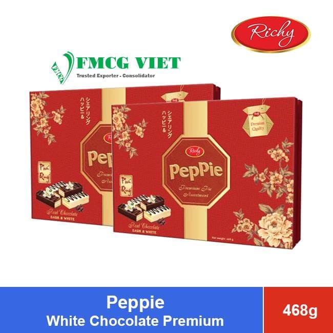 Peppie White Premium Chocolate Pie Red 468g x10 Boxes wholesale product