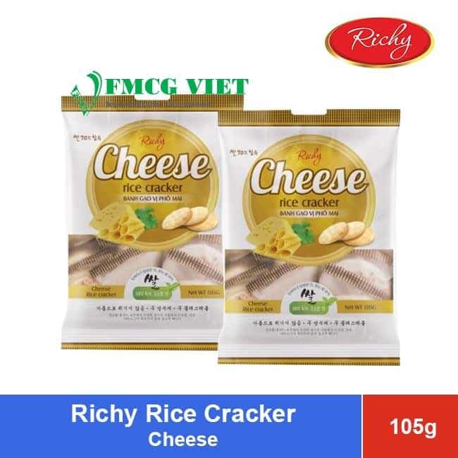 Richy Rice Cracker Cheese 105g x 24 Bags wholesale product