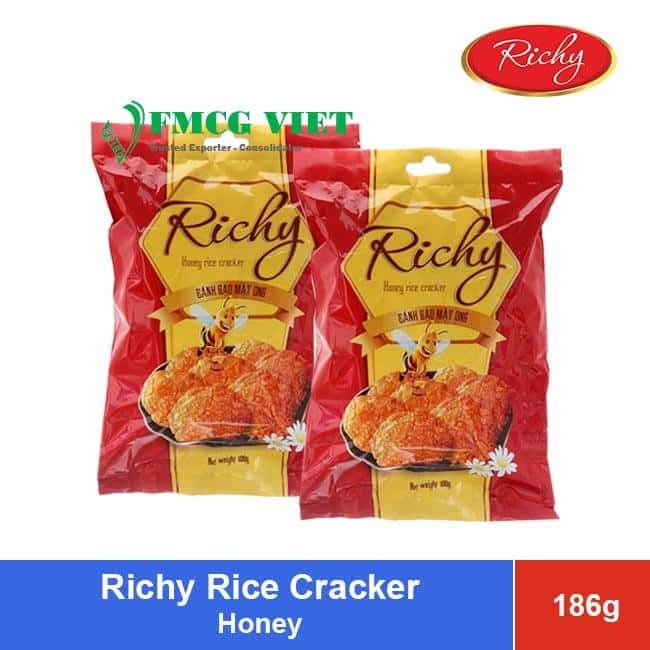 Richy Rice Cracker Honey 186g x 20 Bags wholesale product