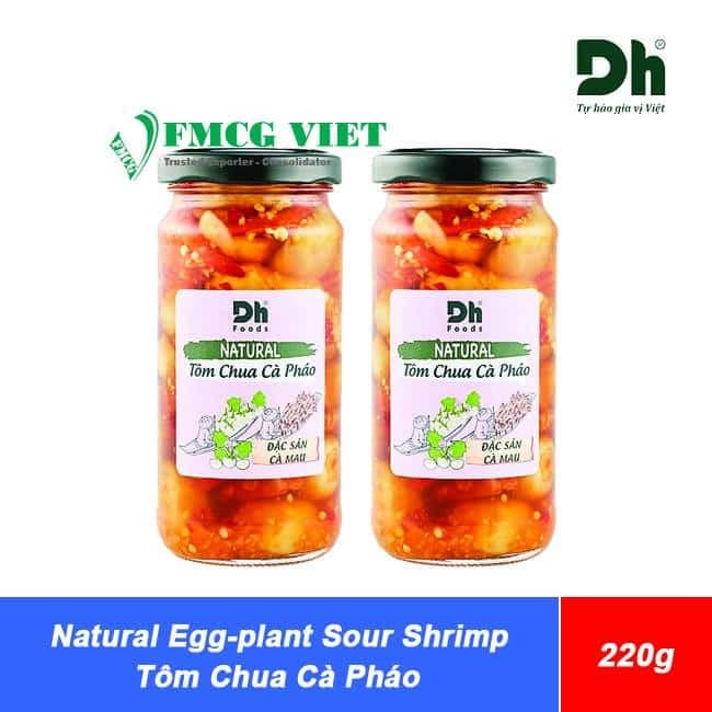 DH Food Natural Egg-plant Sour Shrimp 220g (Tôm Chua Cà Pháo) wholesale product