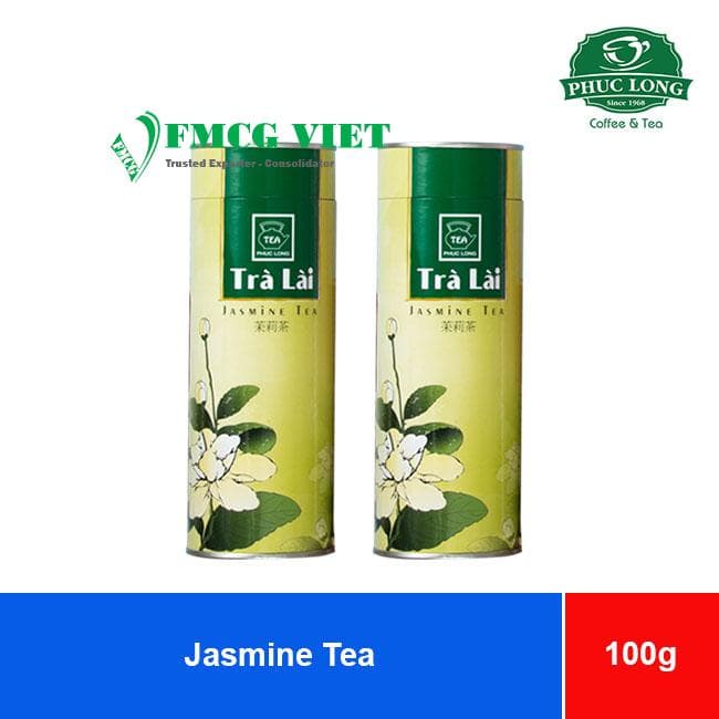 Phuc Long Jasmine Tea Paper Can 100g wholesale product