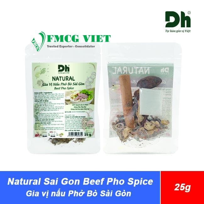 DH Food Natural Sai Gon Beef Pho Spice Mixture 25g wholesale product