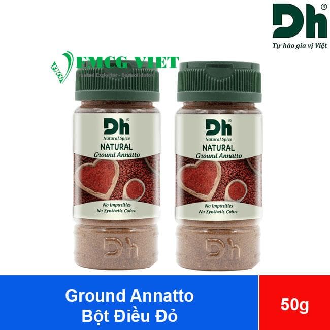 DH Food Natural Ground Annatto 50g x 48 Jars (Bột Điều Đỏ) wholesale product