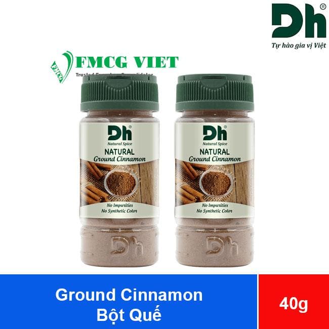 DH Food Natural Ground Cinnamon 40g x 48 Jars (Bột Quế) wholesale product
