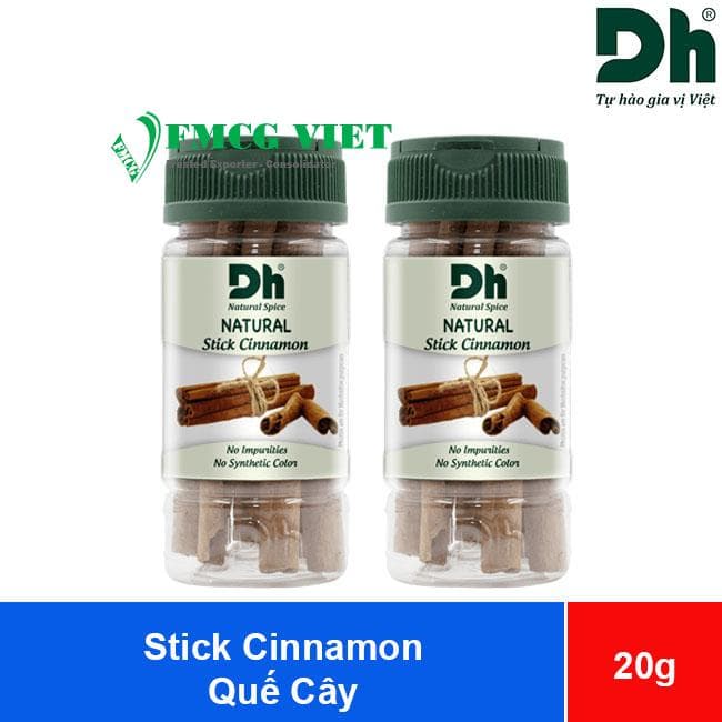 DH Food Natural Stick Cinnamon 20g x 48 Jars (Quế Cây) wholesale product