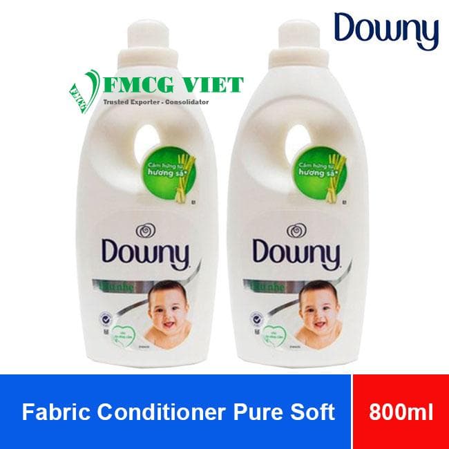 Downy Fabric Conditioner Pure Soft 800ml x 12 Bottles wholesale product