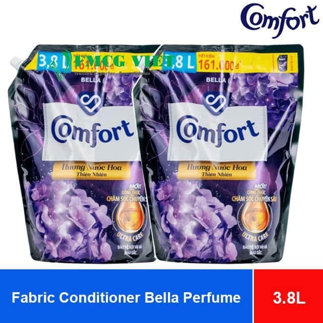 Comfort Fabric Conditioner Bella Perfume 3.8L x4 Pouches wholesale product