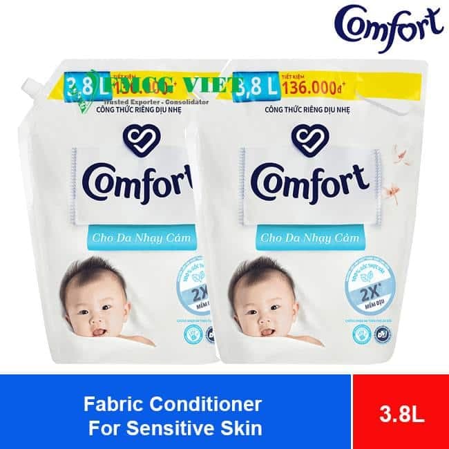 Comfort Fabric Conditioner For Sensitive Skin 3.8L x4 Pouches wholesale product