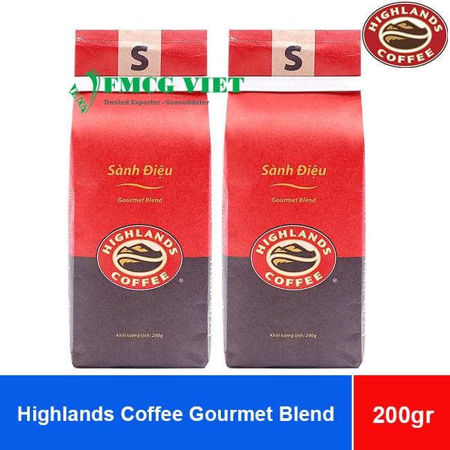 Highlands Coffee Gourmet Blend 200gr x12 Bags wholesale product